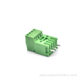 2.54mm Pluggable Terminal Blocks Female Green 4P
